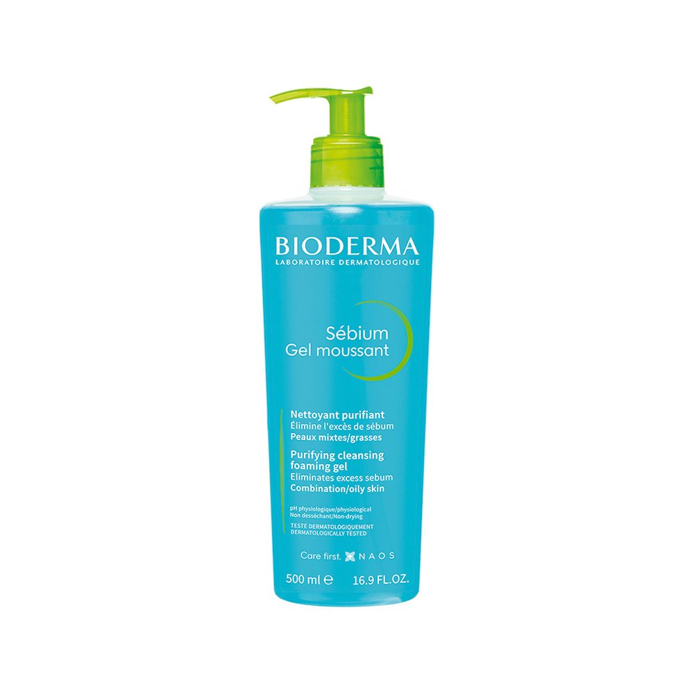 Bioderma Sebium Gel Moussant - Gel de Limpeza 500ml