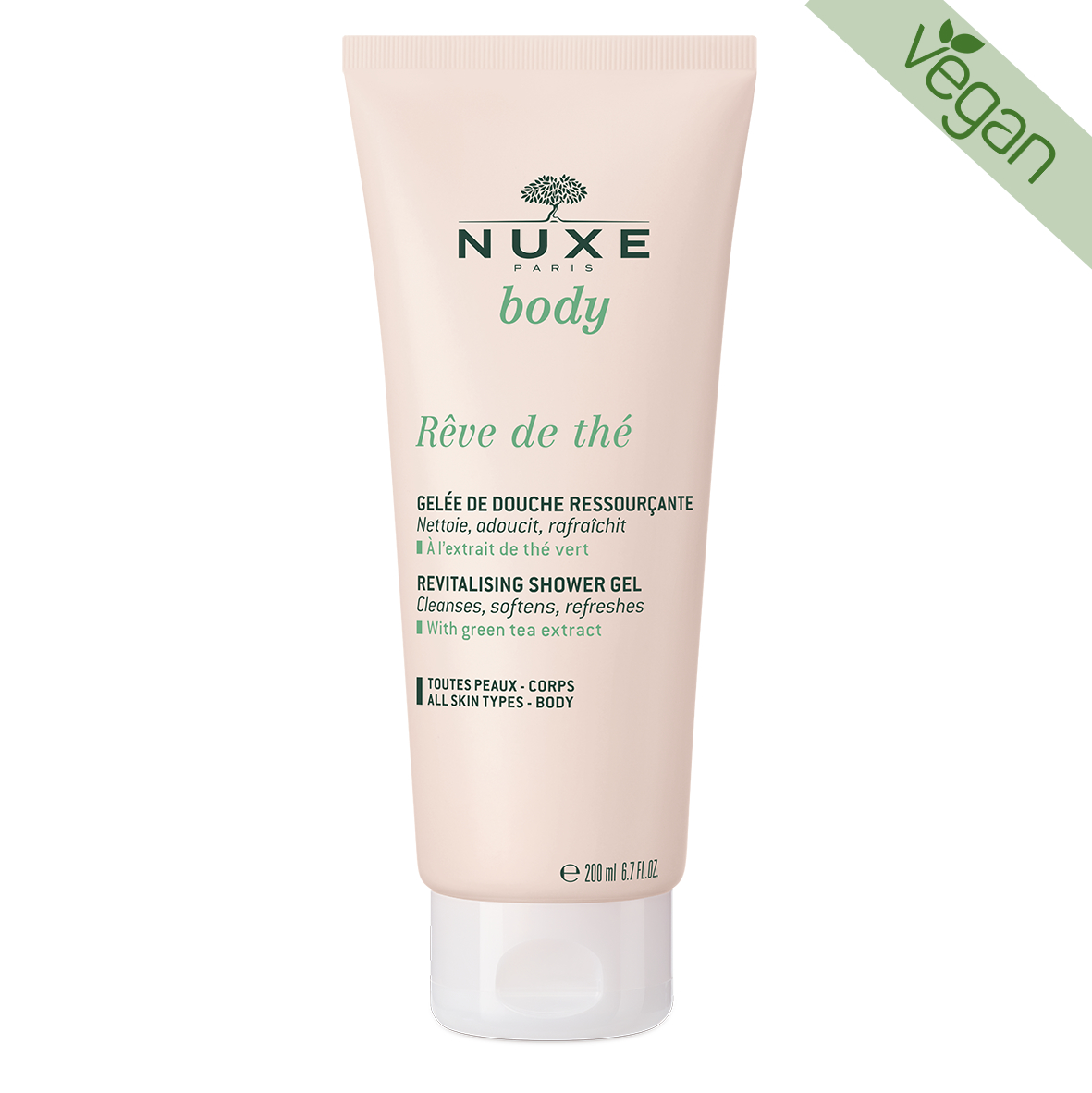 Nuxe Rêve De Thé Gel de Banho Revitalizante 200ml