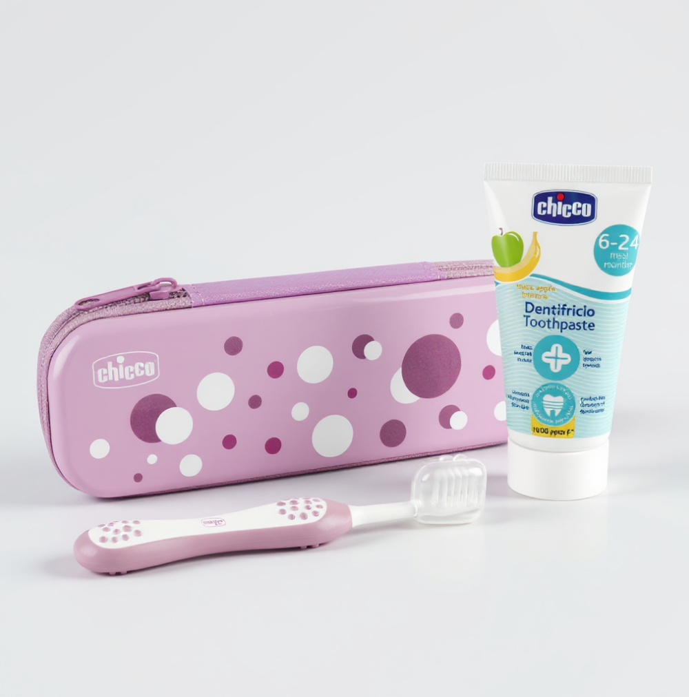 Chicco Conjunto Higiene Oral Lilas 6-36M