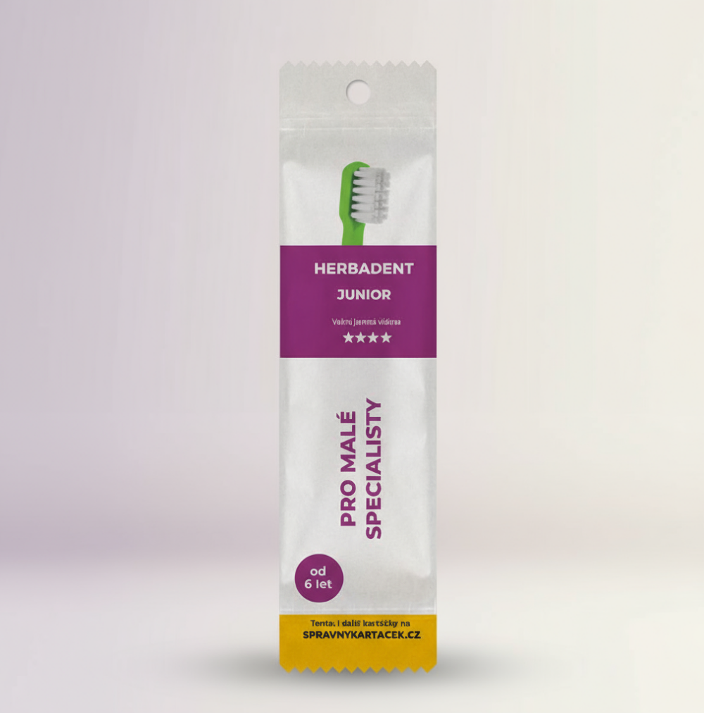 Herbadent Junior Escova Dentes Supermacia 6anos+