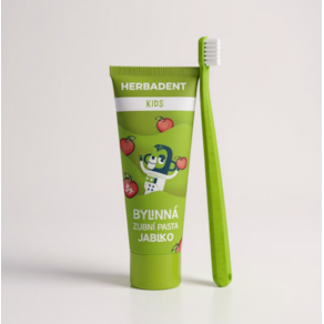 Herbadent Kids Pasta Dentífrica 3anos+ Sabor a Maça 75g