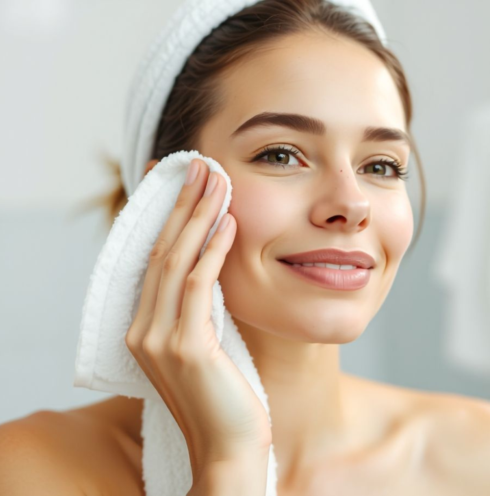 VWAY Toalha de Limpeza Facial Algodão de Bambu Pack 2 unid