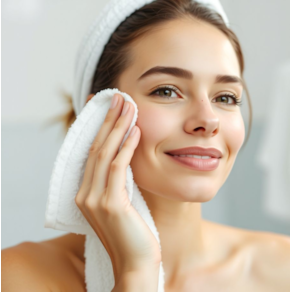 VWAY Toalha de Limpeza Facial Algodão de Bambu Pack 2 unid