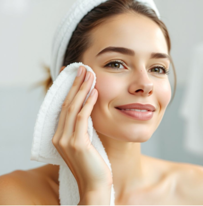 VWAY Toalha de Limpeza Facial Algodão de Bambu Pack 2 unid
