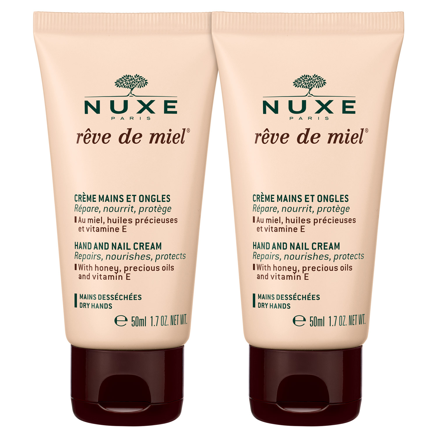 Nuxe Rêve de Miel Creme de Mãos 2x50ml