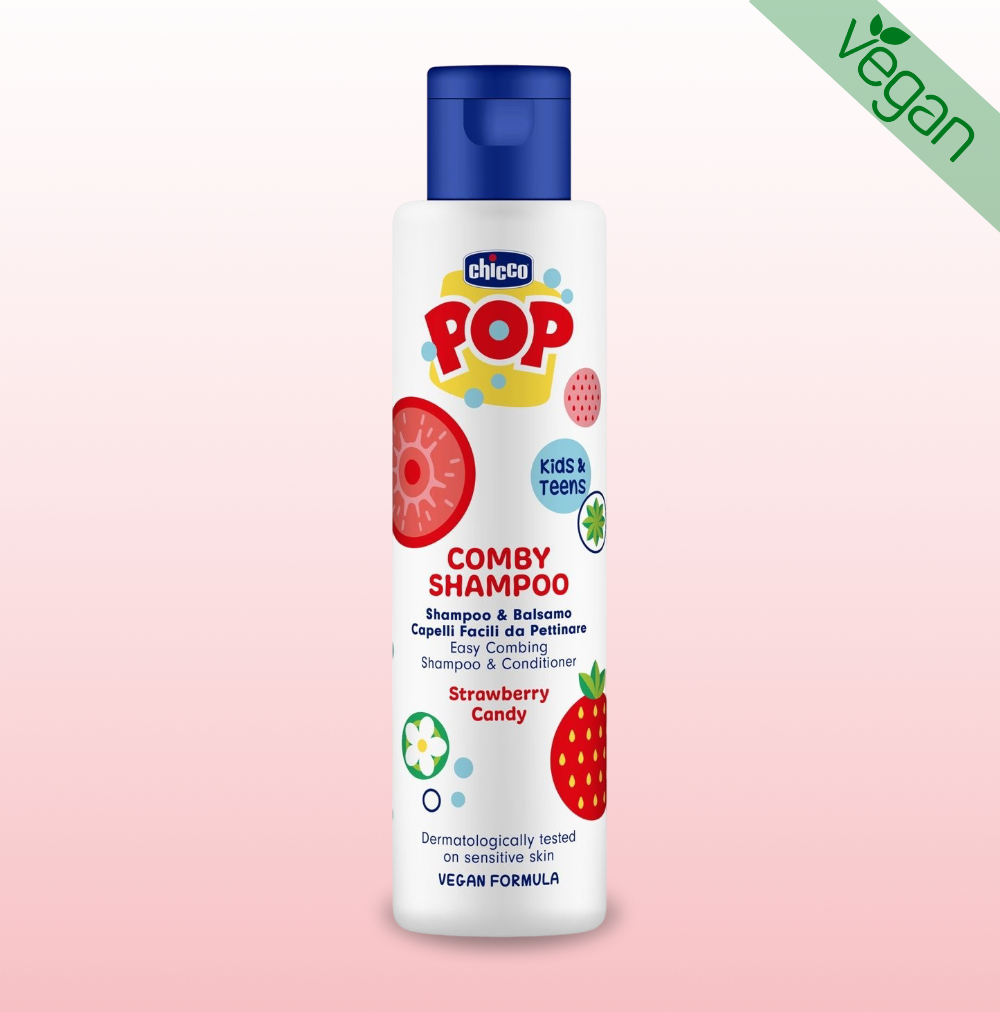 Chicco  POP Champô e Condicionador Morango 250ml