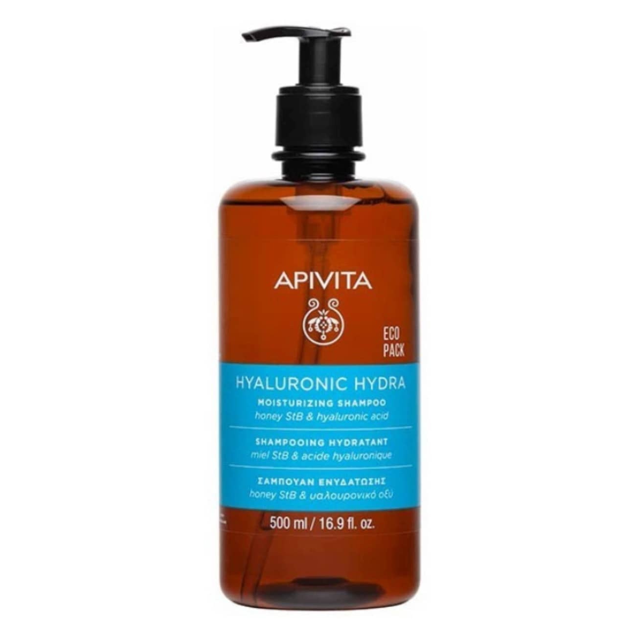 Apivita Hyaluronic Hydra Shampô Hidratante 500ml