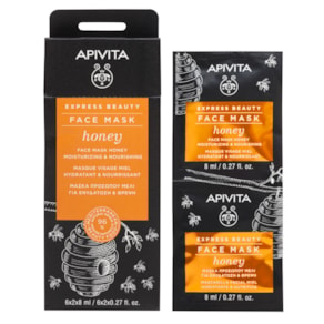 Apivita Express Beauty Honey Máscara Hidratante e Nutritiva 2x8ml