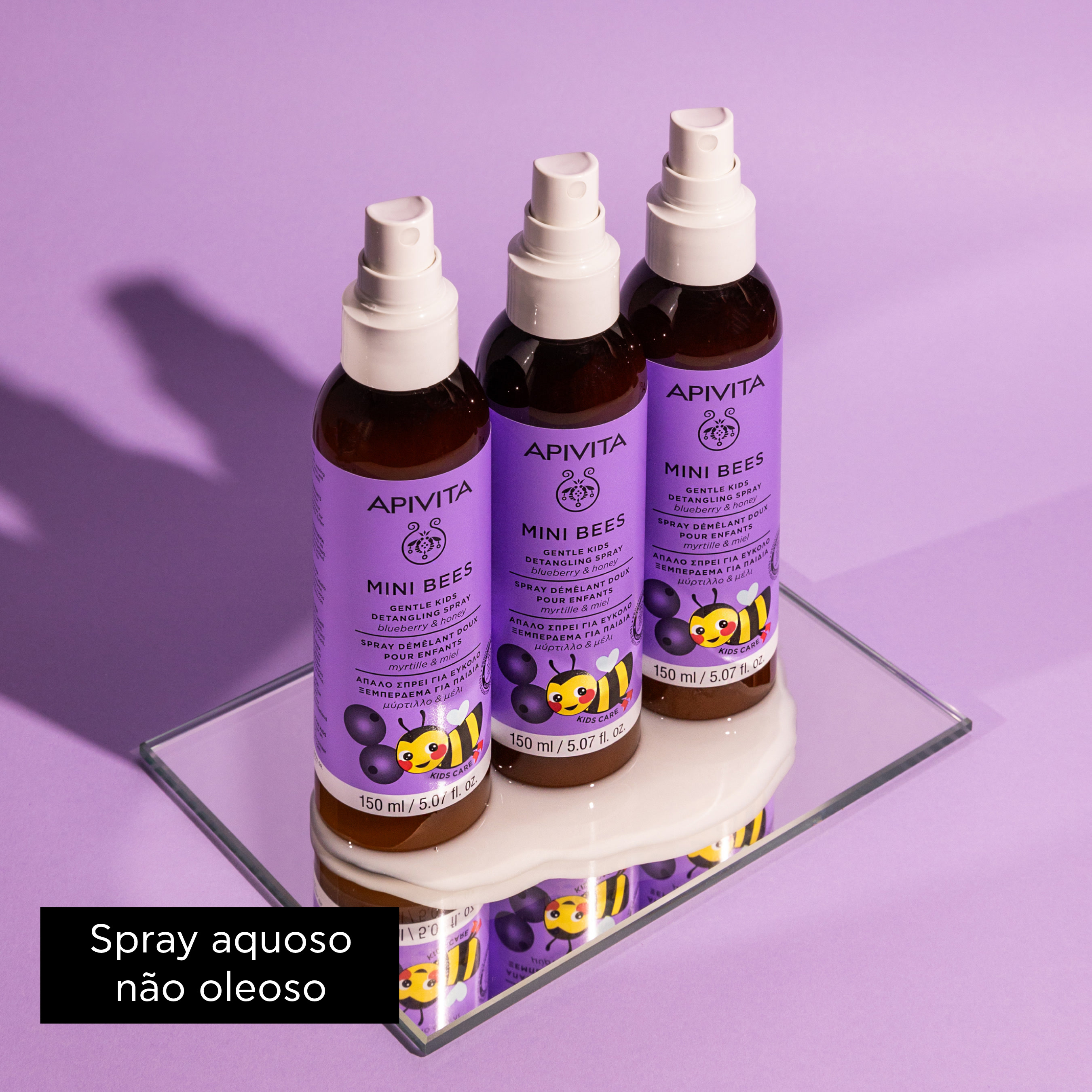 Apivita Mini Bees Spray Desembaraçante 2+ 250ml