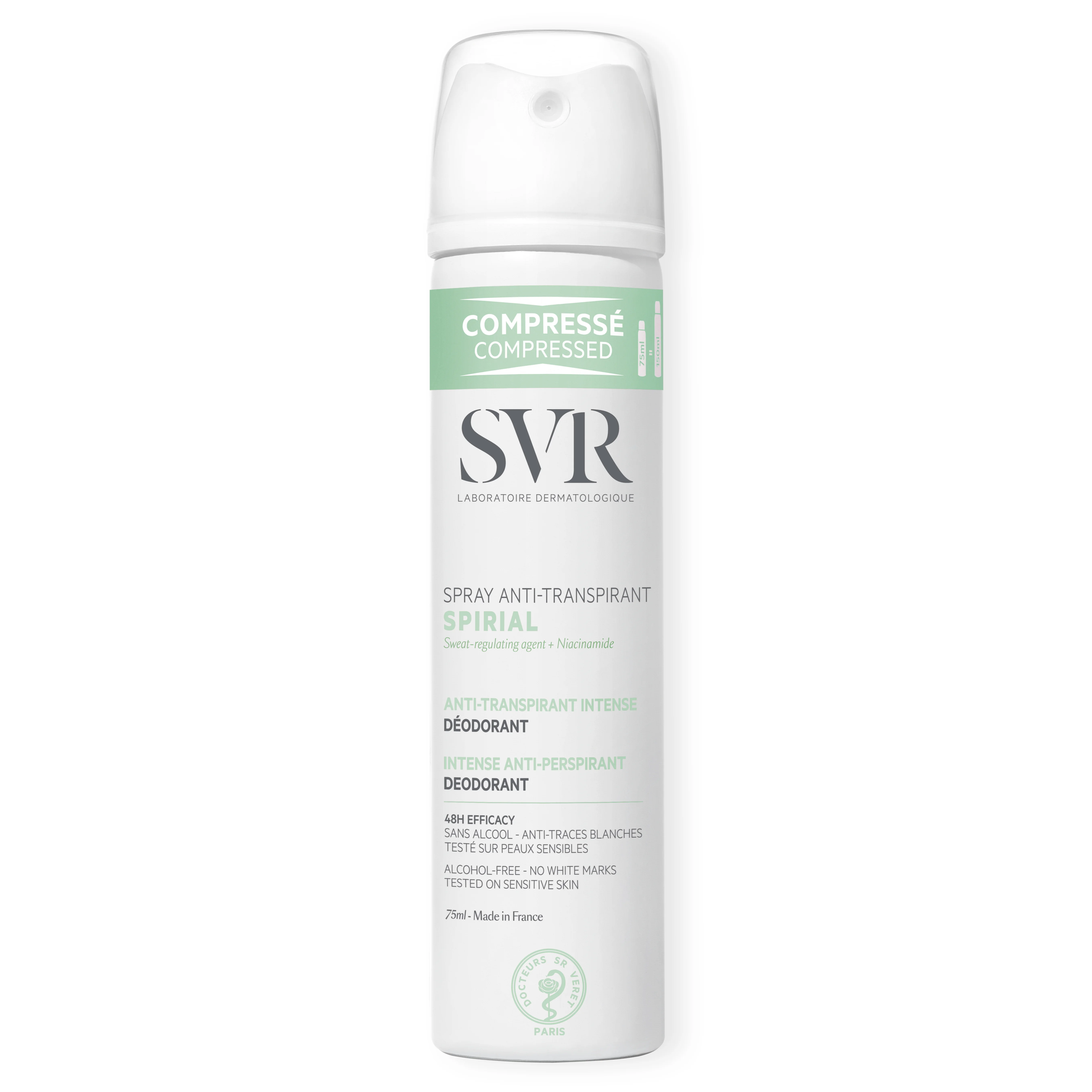 SVR Spirial Desodorizante Anti Transpirante Spray 75ml