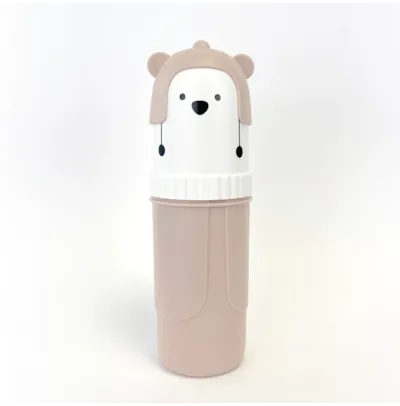 VWAY Kids Estojo de Viagem de Higiene Oral Rosa