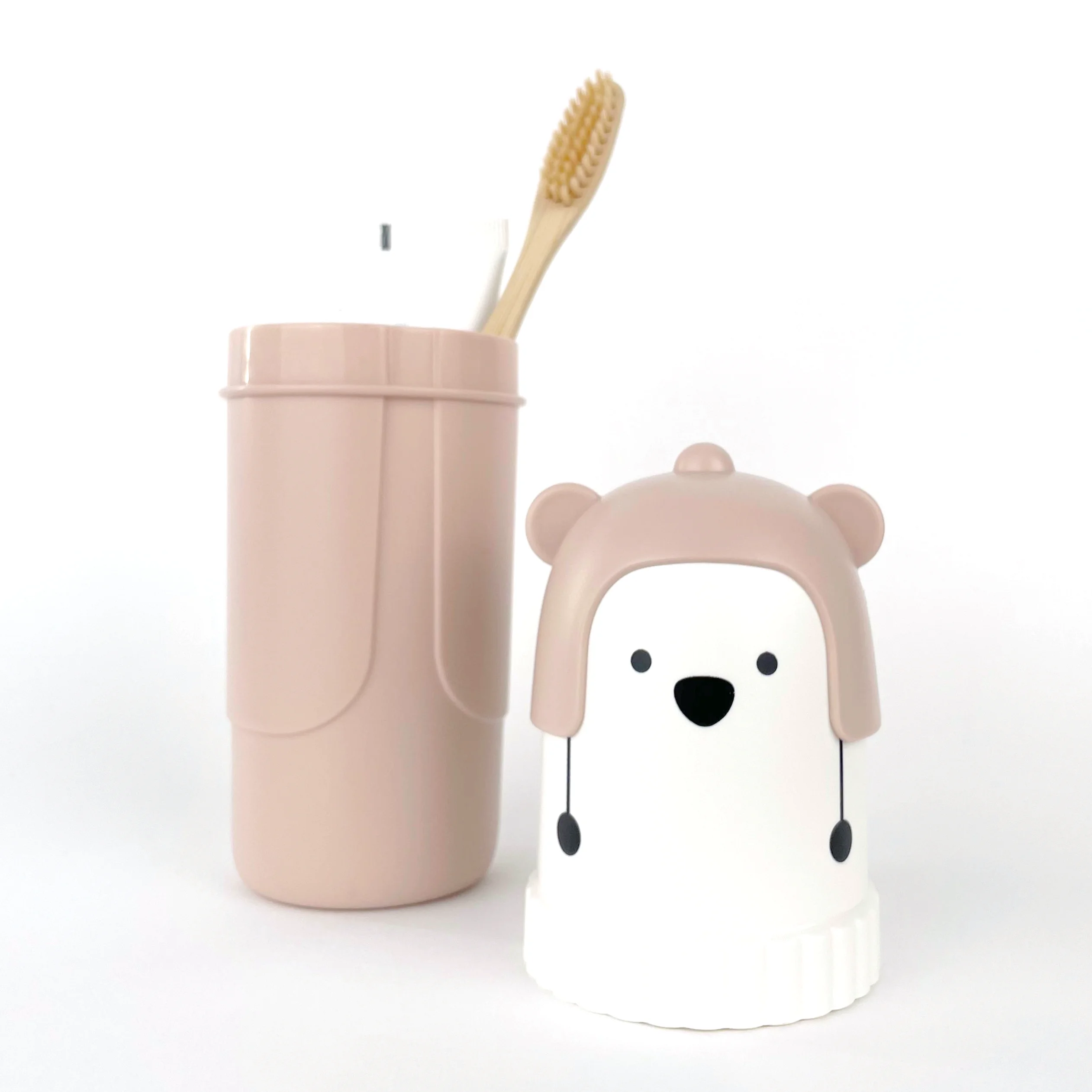 VWAY Kids Estojo de Viagem de Higiene Oral Rosa