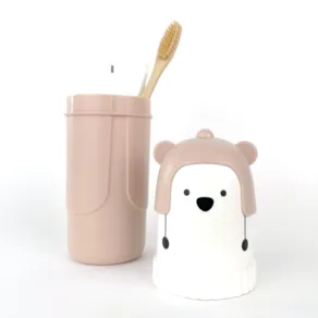 VWAY Kids Estojo de Viagem de Higiene Oral Rosa
