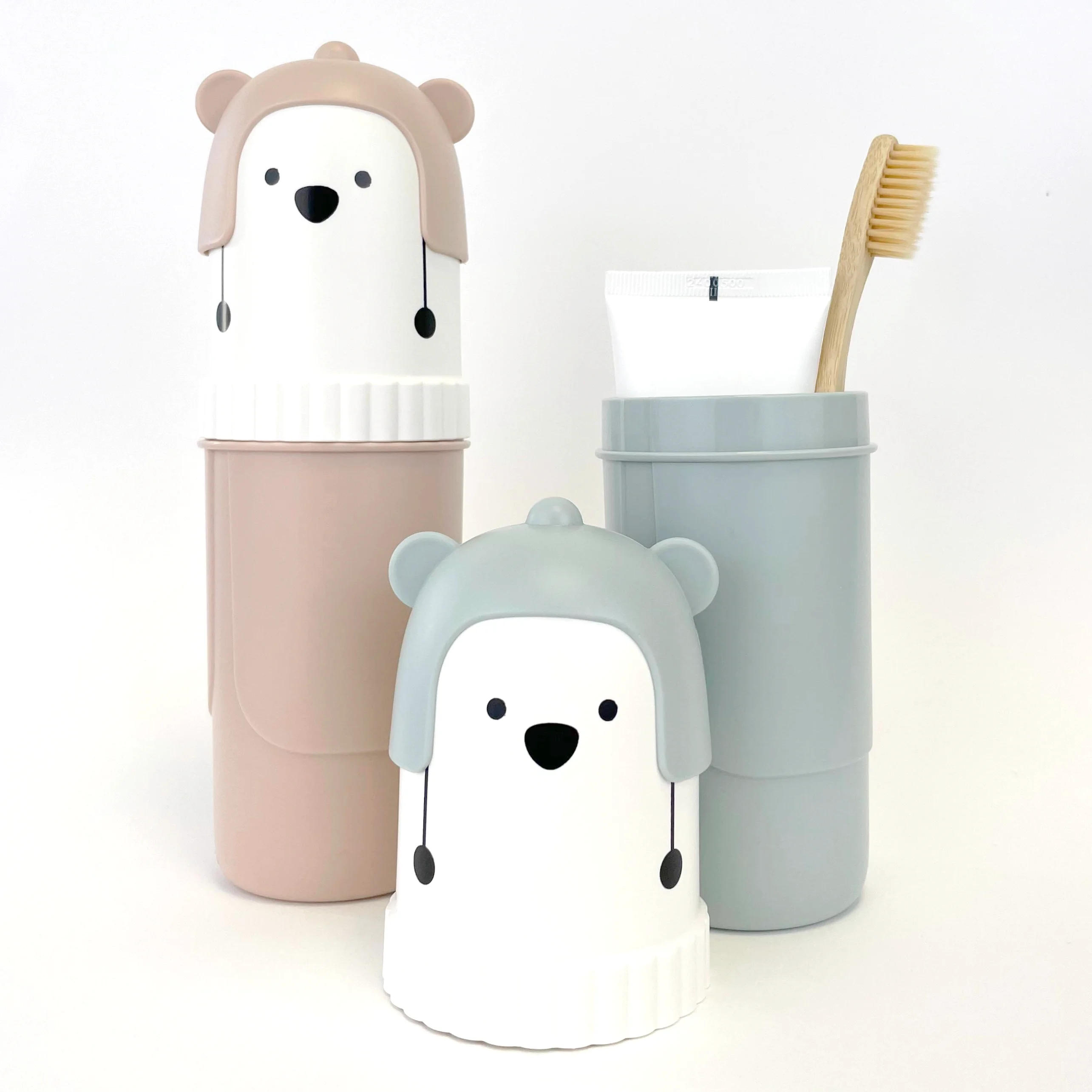 VWAY Kids Estojo de Viagem de Higiene Oral Azul