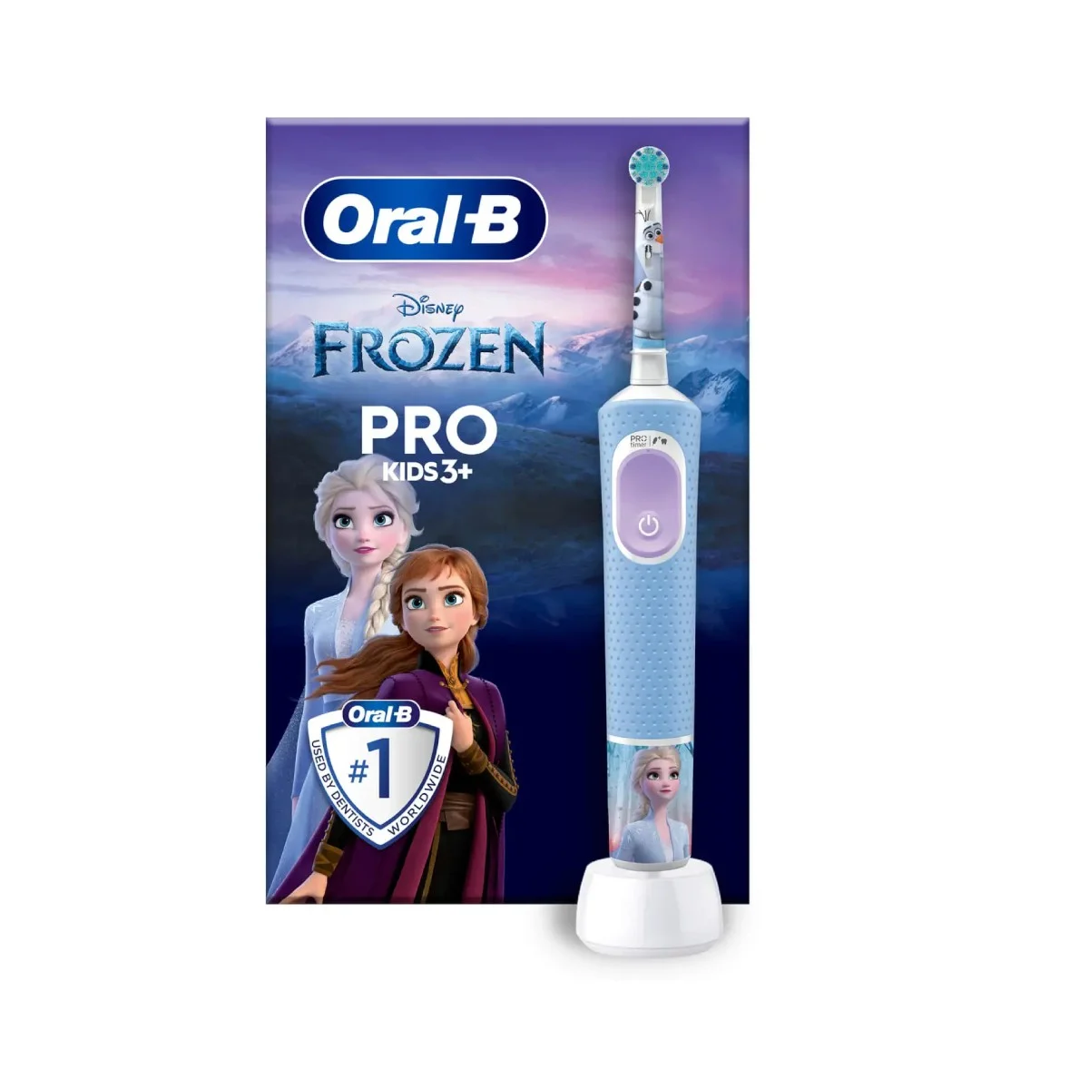Escova de Dentes Elétrica Oral-B Infantil Frozen Vitality Pro Azul