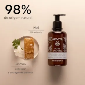 Apivita Pure Jasmine Leite de Corpo Hidratante 200ml
